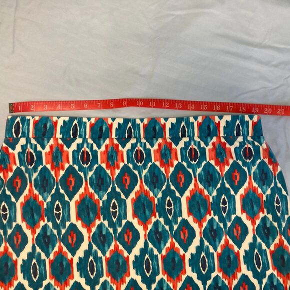 Jones Of NY Scallop Hem Skirt Skort Women Geometric Pull On Stretch XL - Picture 9 of 9